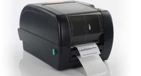 LabelStation Pro label printer with peel and present