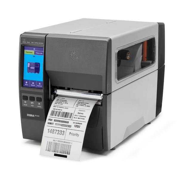Zebra ZT231 203 dpi Industrial 4-inch TT Label Printer, Cutter, USB, Serial, Ethernet, Bluetooth