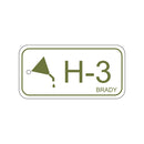 138412 Brady Energy Source Tag - Hydraulic H-3 75.00mm x 38.00mm