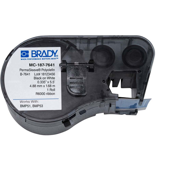 145988 Brady MC-187-7641 BMP51-53 Low Smoke Halogen Free Permasleeve Wire Marking Sleeves
