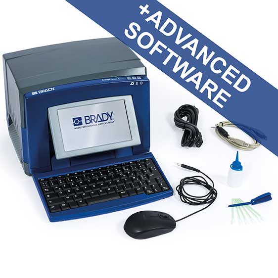 Brady S3100 Sign and Label Printer with Wifi QWERTY WorkStation SFIDS S3100-QY-UK-W-SFID - 198575