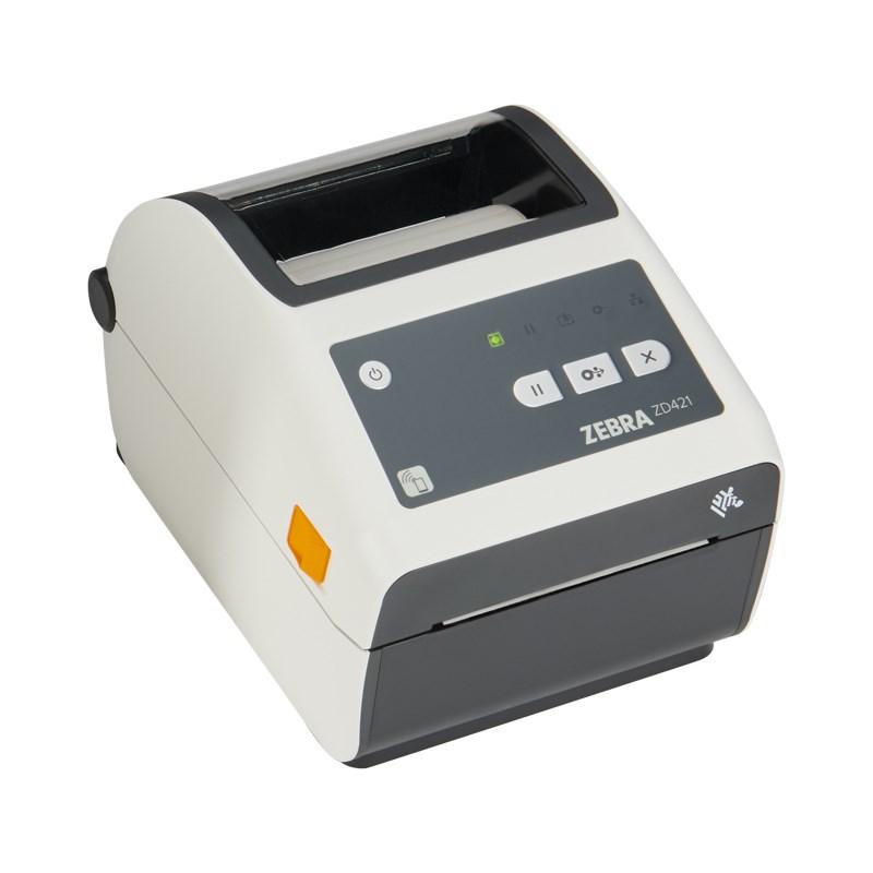 ZD4AH42-C0EE00EZ - Zebra ZD421 Thermal Transfer Cartridge Printer Healthcare, 203 dpi, USB, Ethernet, Bluetooth