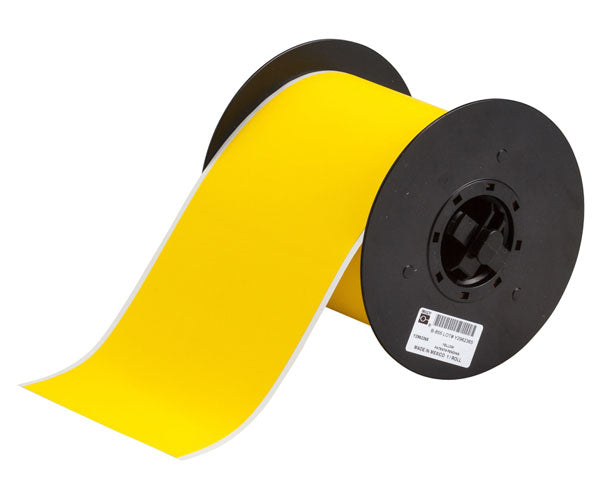 B30C-4000-855-YL - Brady BBP ToughWash Yellow Labels 101.60mm x 15.24m
