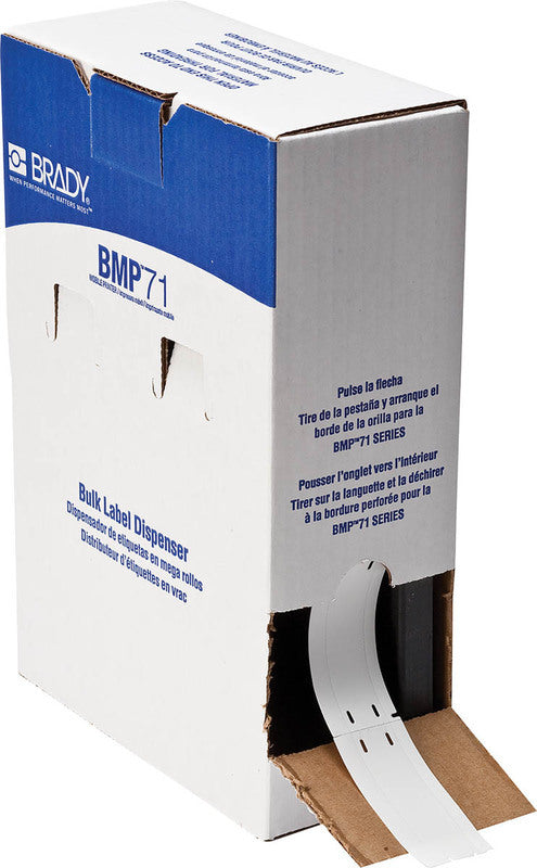 BM71-12-109 Brady BMP 71 Polyethylene Tag - 19.05 x 76.2 - Labelzone