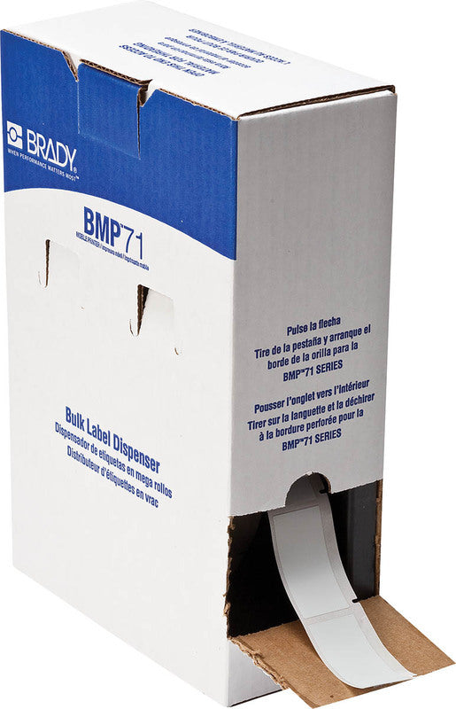 BM71-20-428 Brady BMP 71 Metallised Polyester Labels - 50.8 x 25.4 - Labelzone