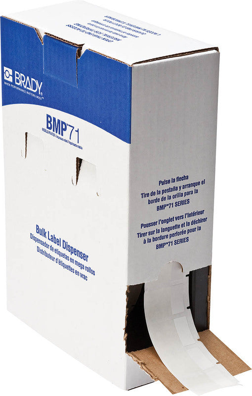 BM71-31-427 Brady BMP 71 Self Laminating Labels - 25.40 x 38.10 - Labelzone