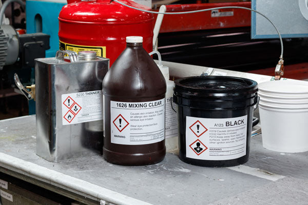 710575 Brady Minimark CLP-GHS Hazardous Substance Labels L1 105mm x 155mm - Labelzone