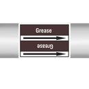 N023034 - Brady Pipe Marker On Roll Grease 100mm x 33 m