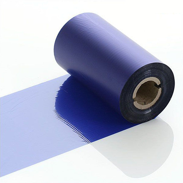 110mm wide - Q-R110BUI - Blue Industrial Ribbon - Labelzone