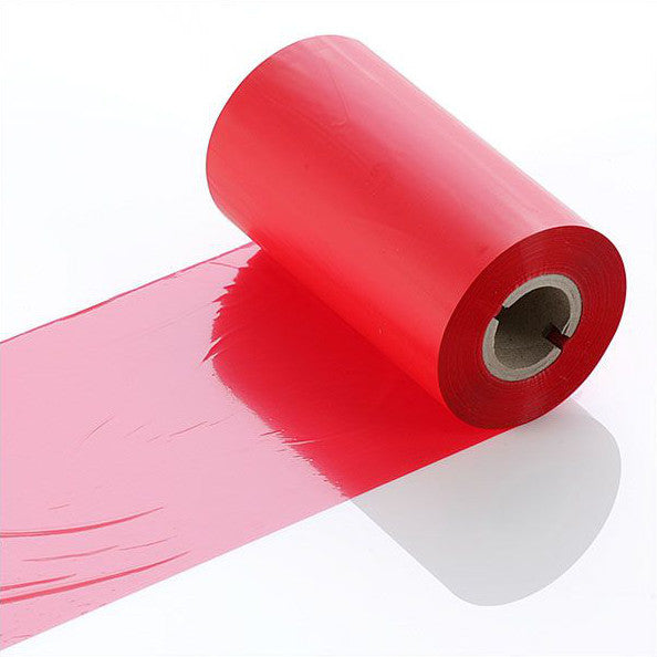 110mm wide - Q-R110RDI - Red Industrial Ribbon - Labelzone