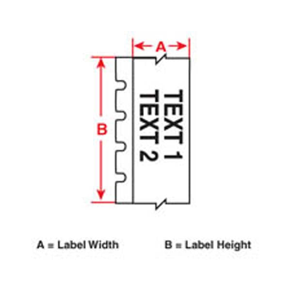 Brady PTL-101-432 - B-432 Rough Surface Clear Polyester - Labelzone