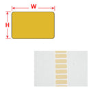 THT-28-724-10 Brady Polyimide Labels Amber 3.18mm x 38.10mm