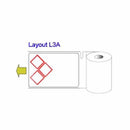Brady THTCLP-M-L3A-7594-1 Thermal Transfer CLP 75 x 110mm - L3A- Polypropylene
