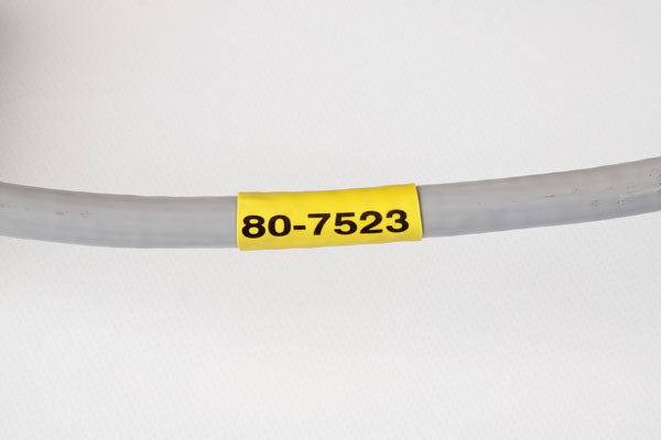 XPS-250-CONTYLBK - 2.44m x 11.15mm Wire & Cable Markers - Permasleeve Sleeves - Labelzone