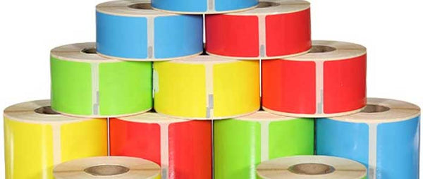 Coloured Labels for Zebra, Dymo & LabelStation
