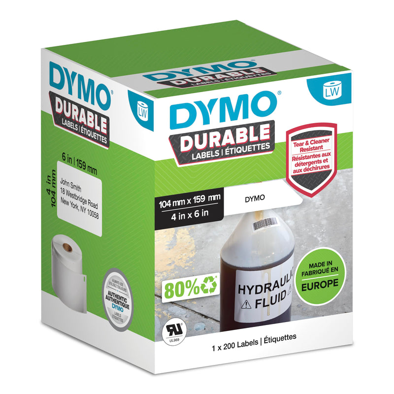 DYMO 2112287 LW Durable Extra Large Shipping Label 104mm x 159mm