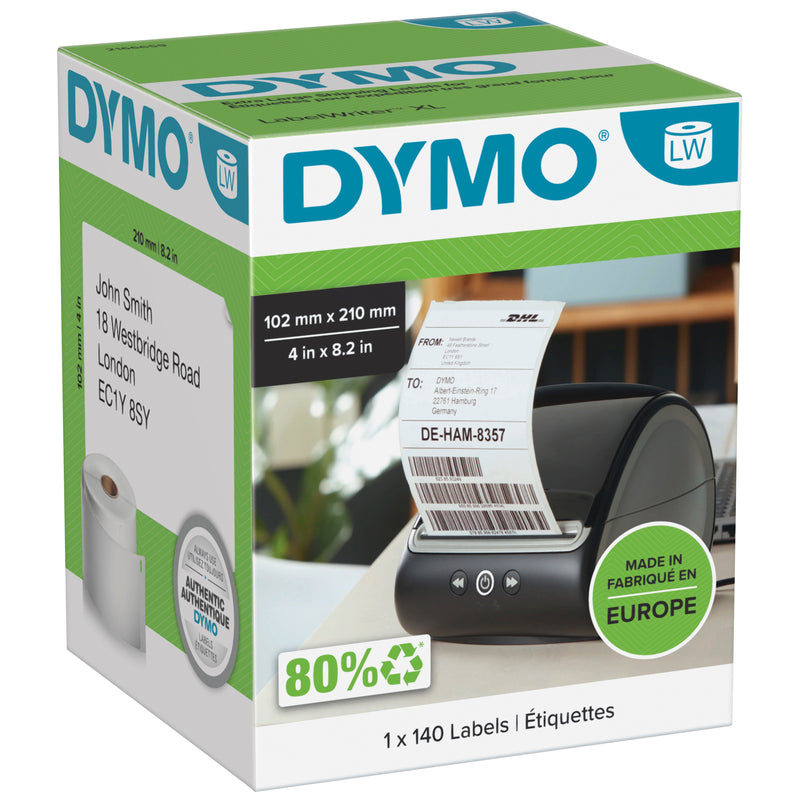 DYMO 11354 12PK LW Multipurpose Address Labels 32 x 57mm Pack of 12