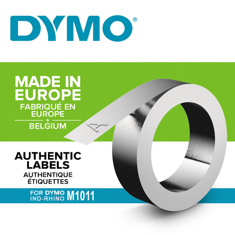 DYMO 31000 Rhino 12mm Non-Adhesive Aluminium Embossing Tape