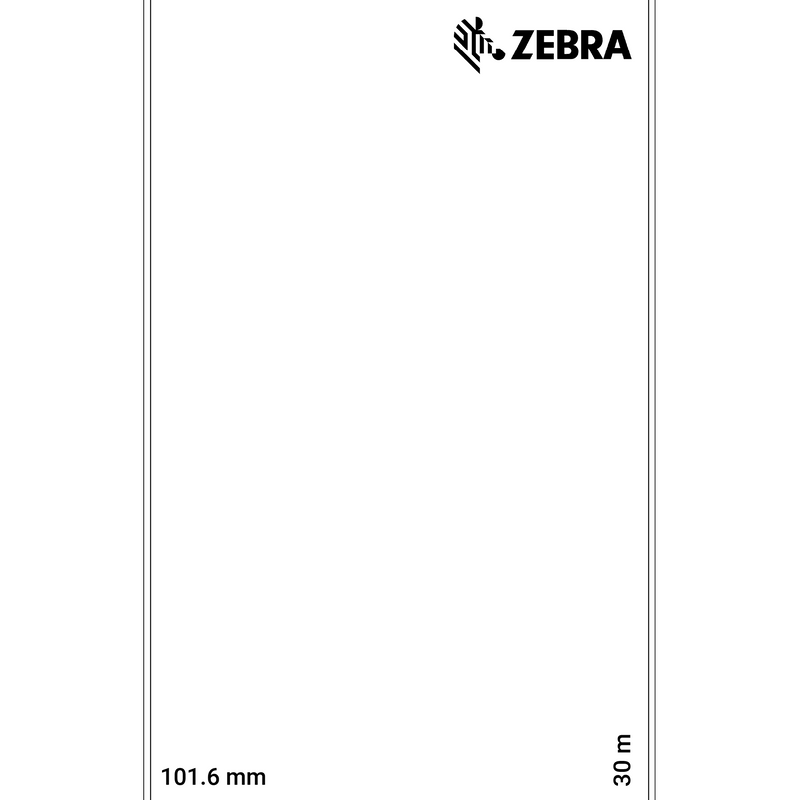 Z-Perform 1000D Receipt Paper With Dimensions