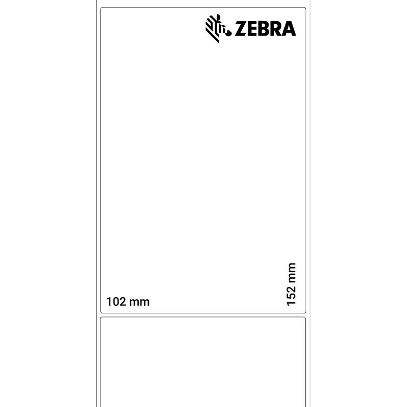800284-605 - Zebra Z-Perform 1000D Economy Uncoated Direct Thermal Labels