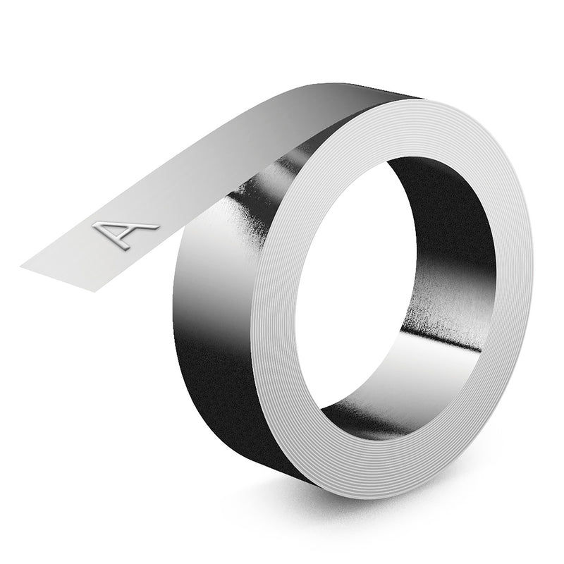DYMO 31000 Rhino 12mm Non-Adhesive Aluminium Embossing Tape