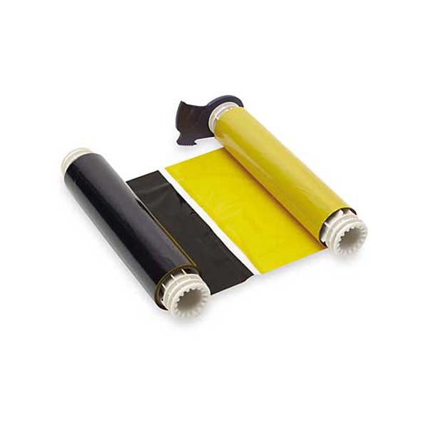 013526 - Brady Powermark 220mm x 60 metre Black-Yellow Ribbon - 200mm Long Panels - Labelzone