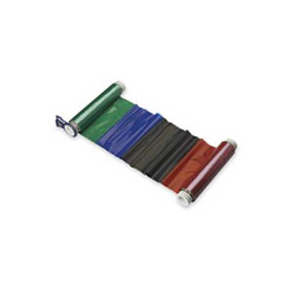 013537 - Brady Powermark 156mm x 60 metre Black-Red-Blue-Green Ribbon - 200mm Long Panels - Labelzone