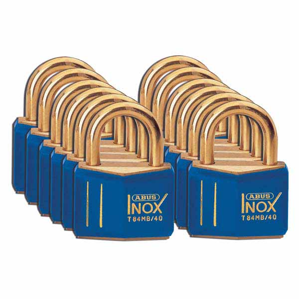 Brady 051355 Brass Padlock 43mm Blue 12 Pack