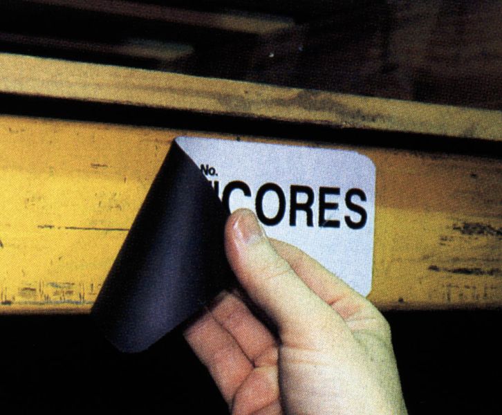 076689 - Globalmark 57mm x 7.5 metre yellow Magnetic Tape - Labelzone