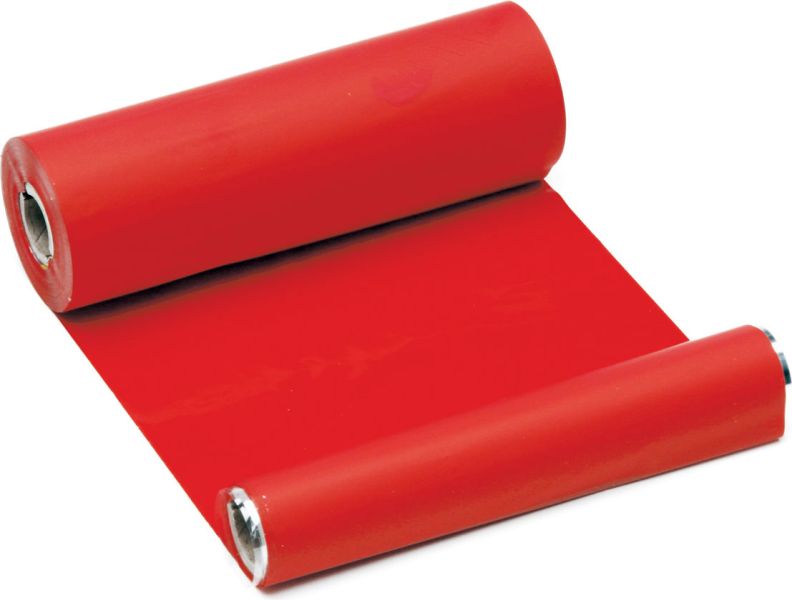 076743 - Globalmark 105mm x 60 metre red ribbon - Labelzone