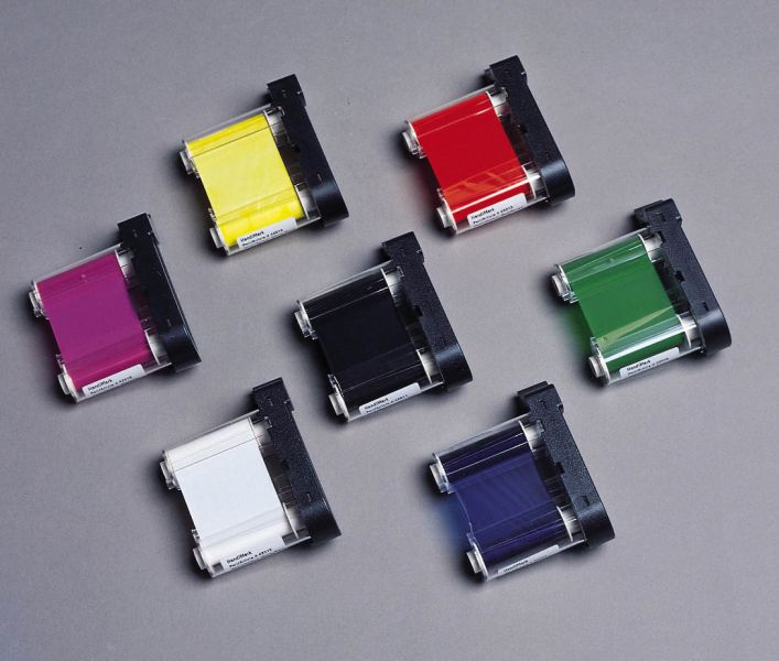 076782 - Globalmark Colour & Cut 400mm x 60 metre Red-Blue ribbon - Labelzone