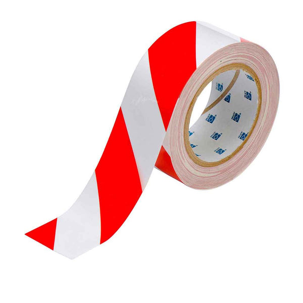 104318 Brady Striped ToughStripe Tape Red and White 50.80 mm x 30.48 m