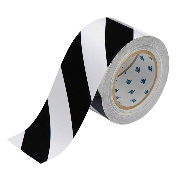 104349 Brady Striped ToughStripe Tape Black and White 76.20 mm x 30.48 m