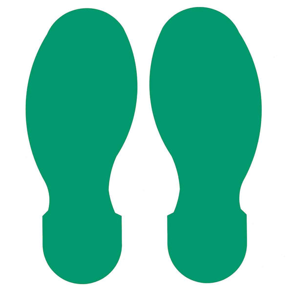 104407 Brady ToughStripe Footprints in Green 88.90 mm x 254.00 mm