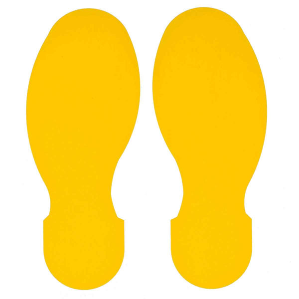 104409 Brady ToughStripe Footprints in Yellow 88.90 mm x 254.00 mm