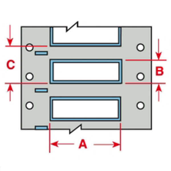 PS-094-2-WT-S-2 - Brady PermaSleeve Wire Marking Sleeves 25.40mm x 4.60mm