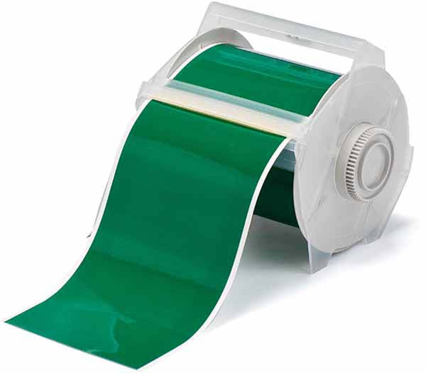 113123 - Brady Globalmark Vinyl Tape B-595 Green 100mm - Labelzone