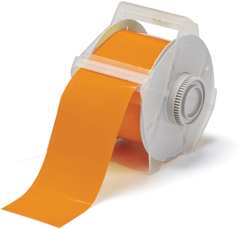 113152 - Brady Globalmark Vinyl Tape B-595 Orange 57mm - Labelzone