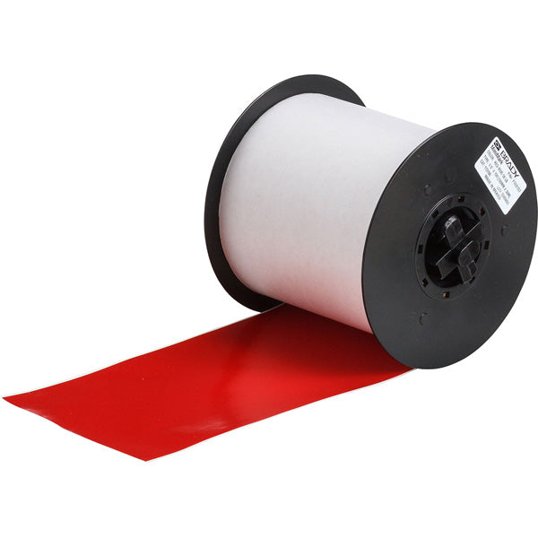 113196 Minimark B-595 100 Mm Red Vinyl Tape - Labelzone