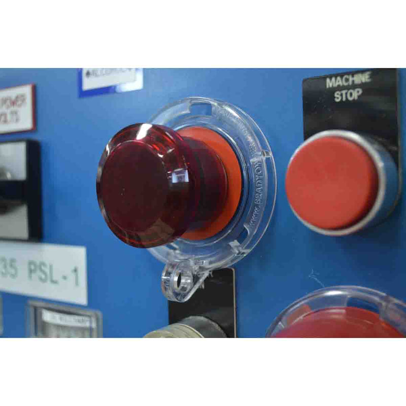 Brady 30mm Clear Push Button Lo W- Std Cover 55mm x 73mm