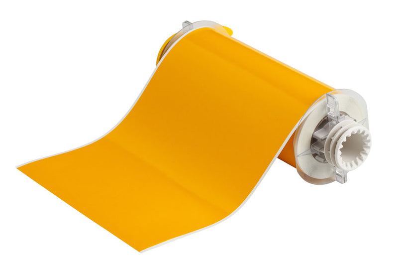 013578 - Brady Powermark 250mm x 15 metre yellow Polyester Tape - Labelzone