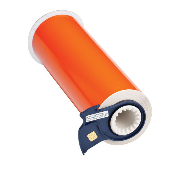 013579 - Brady Powermark 250mm x 15 metre orange Polyester Tape - Labelzone