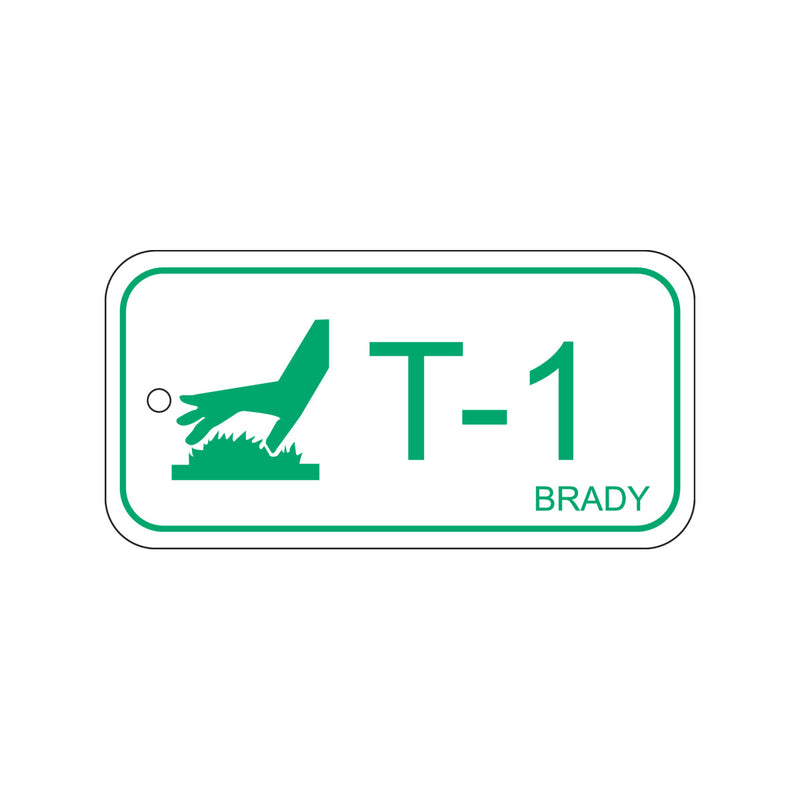 138434 Brady Energy Source Tag - Thermal T-1 75.00mm x 38.00mm