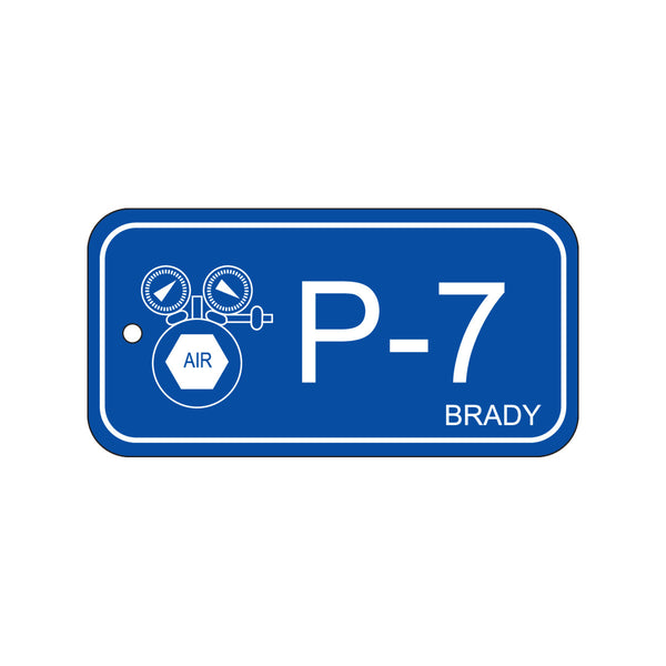 138740 Brady Energy Source Tag Pneumatic P-7 75.00mm x 38.00mm