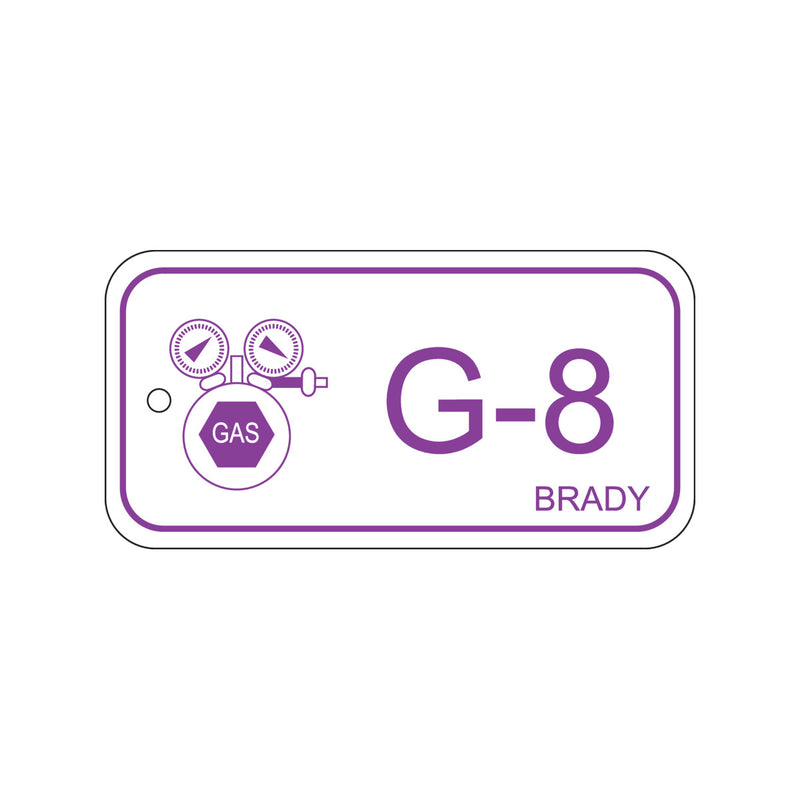 138758 Brady Energy Source Tag Gas G-8 75.00mm x 38.00mm