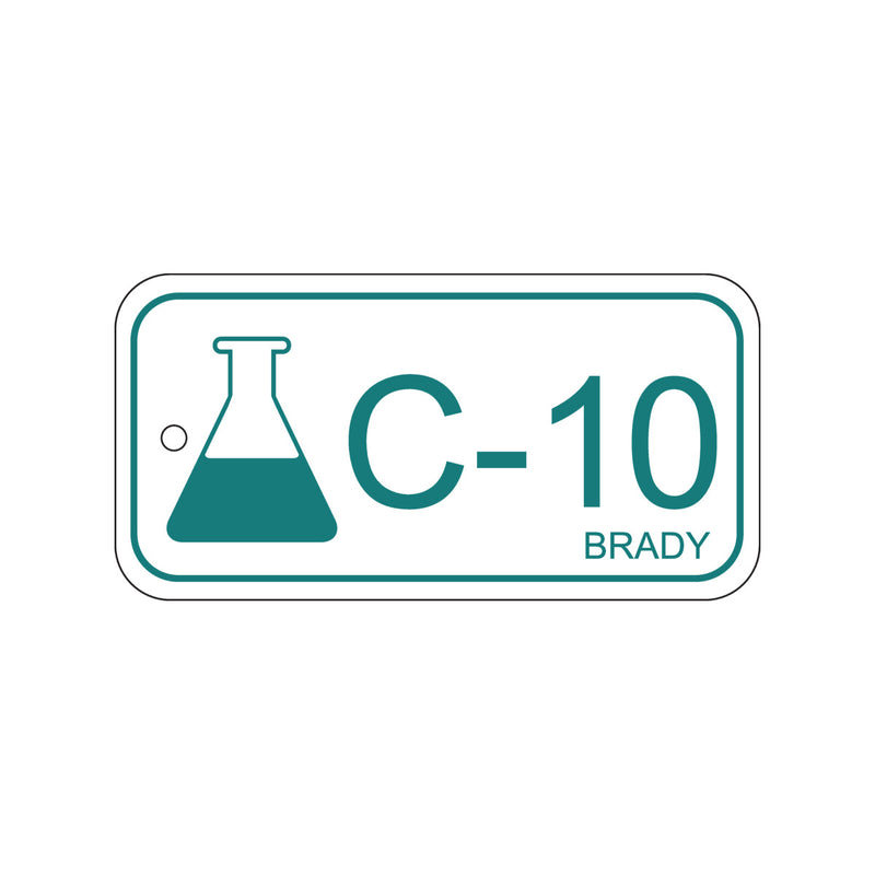 138772 Brady Energy Source Tag Chemical C-10 75.00mm x 38.00mm