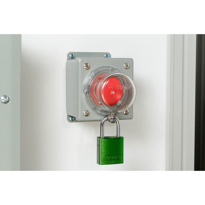 Brady 30mm Clear Push Button Lo W- Std Cover 55mm x 73mm