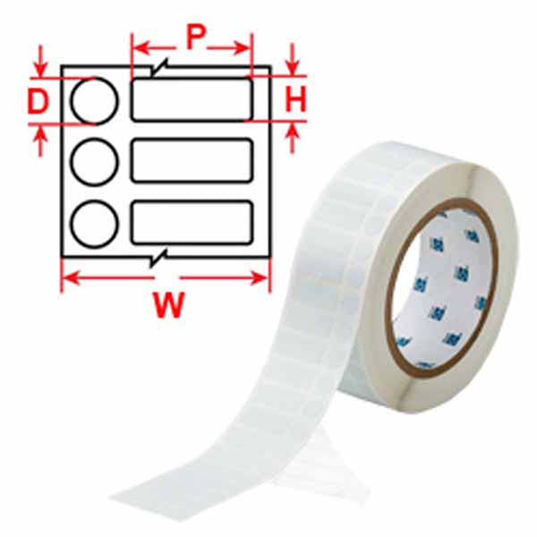 Brady THT-249-492-1.5-SC Freezerbondz Thermal Transfer Labels 25.40mm x 9.53mm