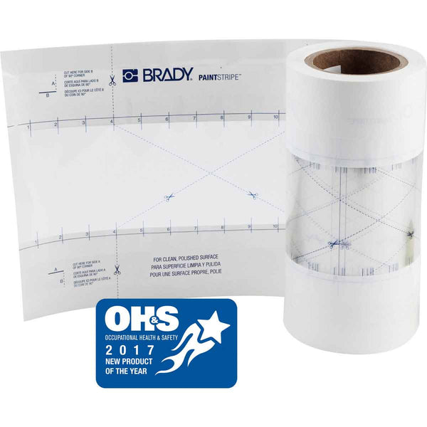 148806 - Brady PaintStripe Stencil Continuous Line 101.60 mm x 30.50 m