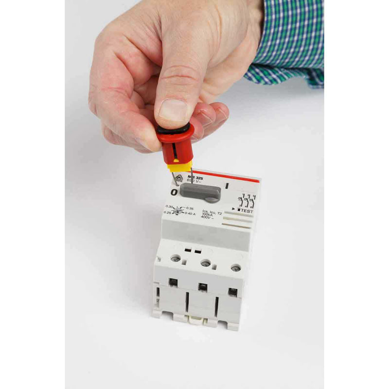 149433 - Brady Miniature Circuit Breaker - Pin-out Wide ABB-MS325 20.57mm x 41.28mm